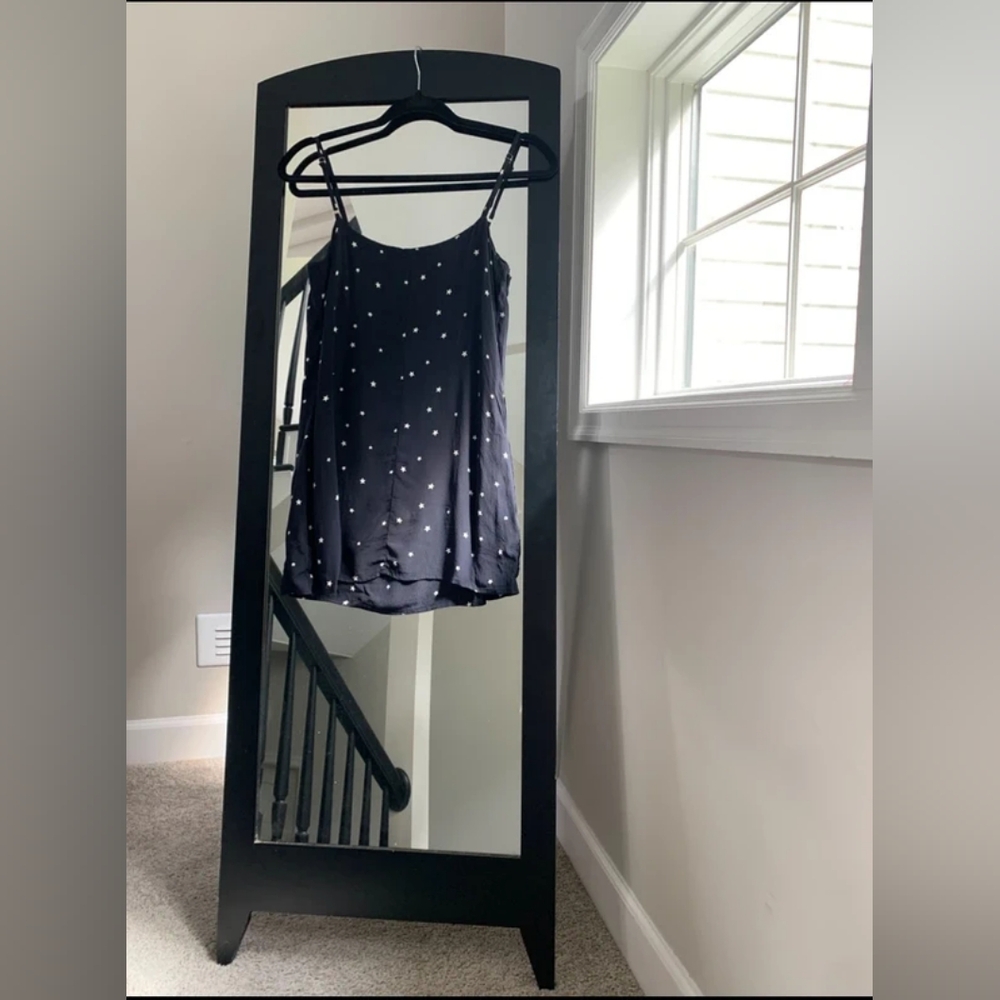 Black Polka Dot Sleeveless Top